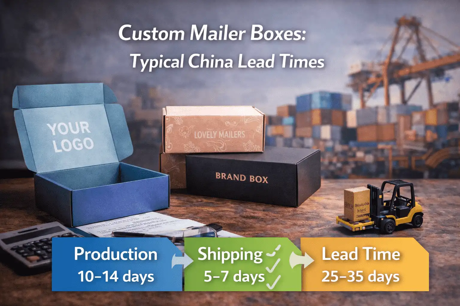 Custom Mailer Boxes: Typical China Lead Times